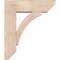 Ekena Millwork Thorton Slat Smooth Bracket w/ Offset Brace, Douglas Fir, 7 1/2"W x 24"D x 28"H BKT0806X24X28THR06SDF - alternate 3